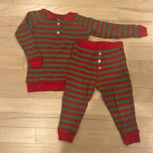 Lake Christmas pajamas, size 2/3T